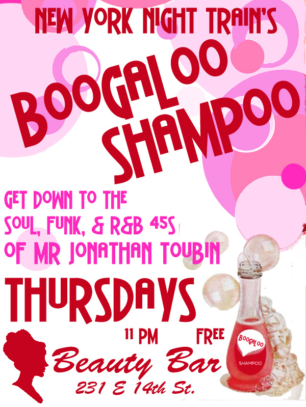 boogaloo shampoo w/mr jonathan toubin at beauty bar